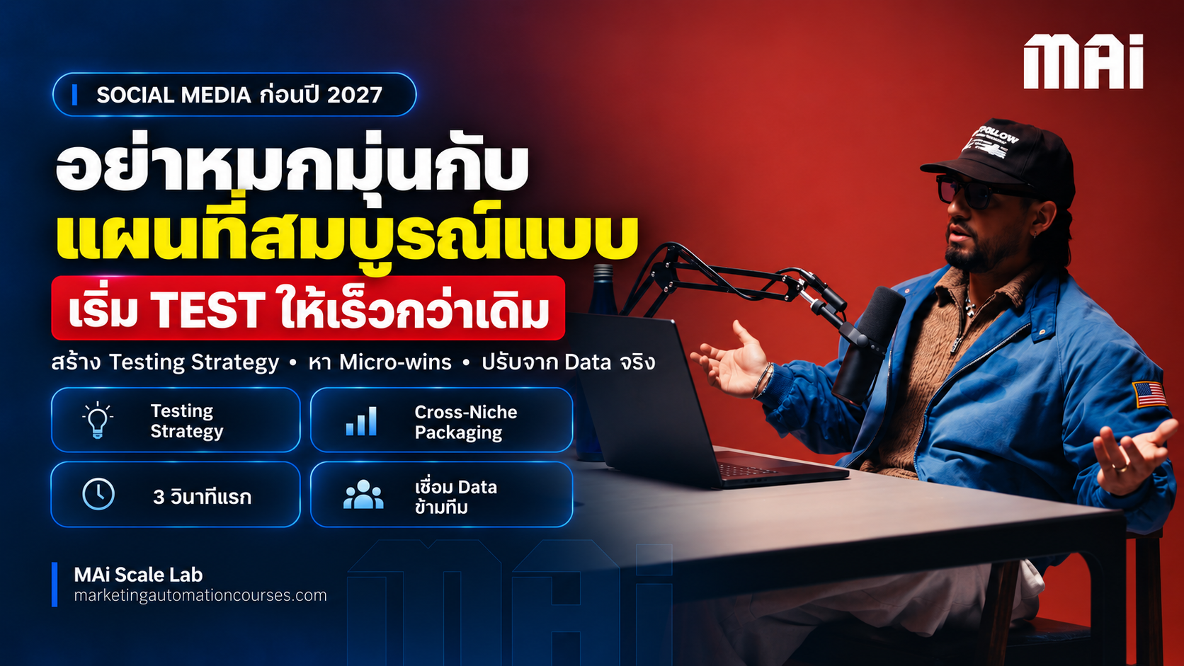 ทำ Social Media ก่อนปี 2027: เลิกหมกมุ่นกับแผนที่สมบูรณ์แบบ แล้วสร้างระบบที่เรียนรู้ให้เร็ว